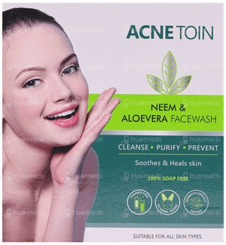 Acnetoin Active Neem And Aloevera Face Wash 70gm